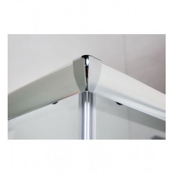 Καμπίνα τετράγωνη NEW TEMA Frosted Fabric 80×80 εκ.